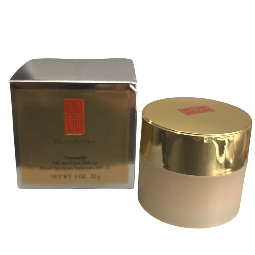 Elizabeth Arden Ceramide Lift and Firm Makeup SPF 15 Warm Bronze 14 1oz 32g NIB